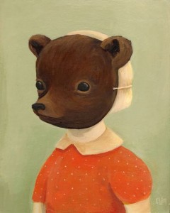 Emily Winfield Martin's painting Bear Disguise