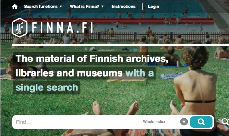 Finna.fi screenshot