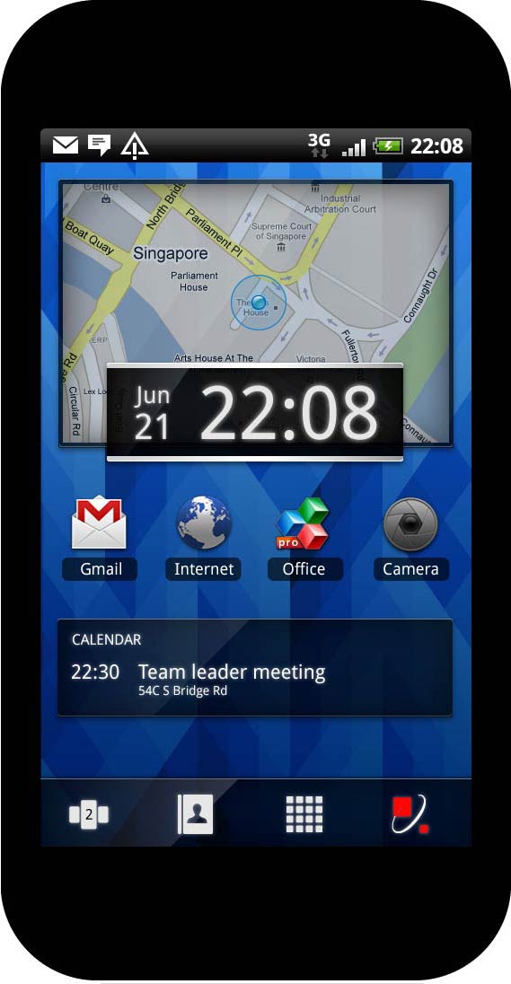 Personalized home screen, power style preset