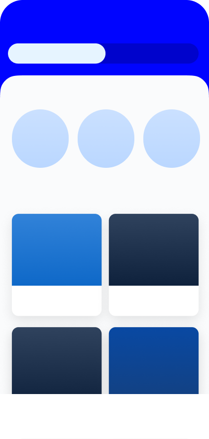 App home page screenshot